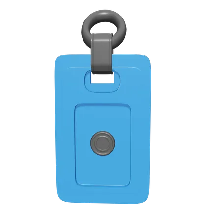 Luggage Tag 3D Icon