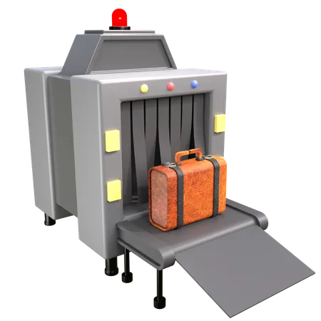 Luggage X Ray  3D Icon