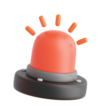 Lumière de la sirène  3D Icon