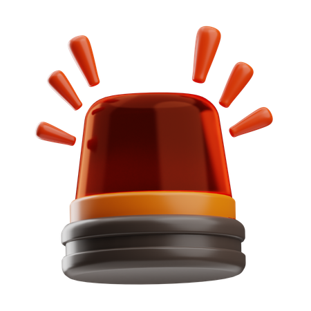 Lumière de la sirène  3D Icon
