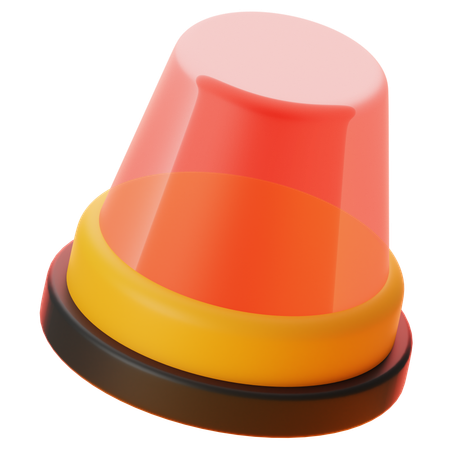 Lumière de la sirène  3D Icon