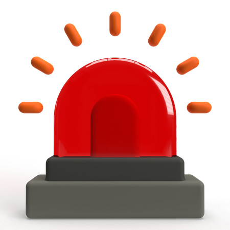 Lumière de la sirène  3D Icon