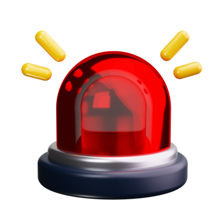 Lumière d'urgence  3D Icon