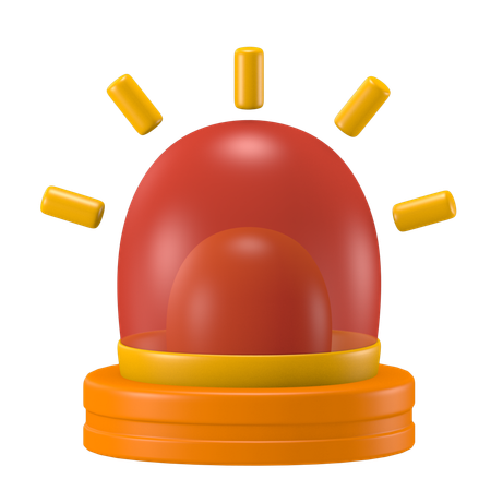 Lumière d'urgence  3D Icon