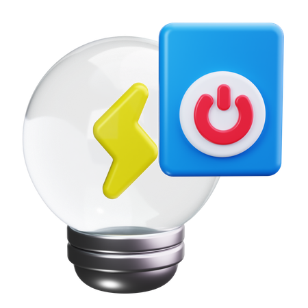 Lumière intelligente  3D Icon