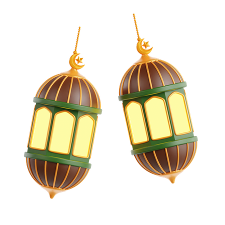 Lumières du ramadan  3D Icon