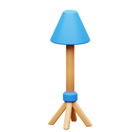 Lâmpada de pé  3D Icon