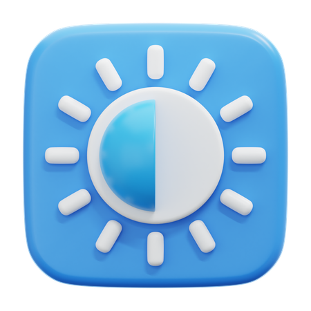 Luminosité  3D Icon