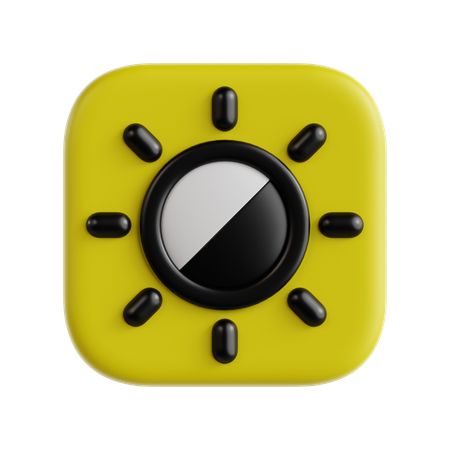 Luminosité  3D Icon