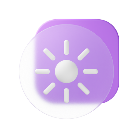 Luminosité  3D Icon