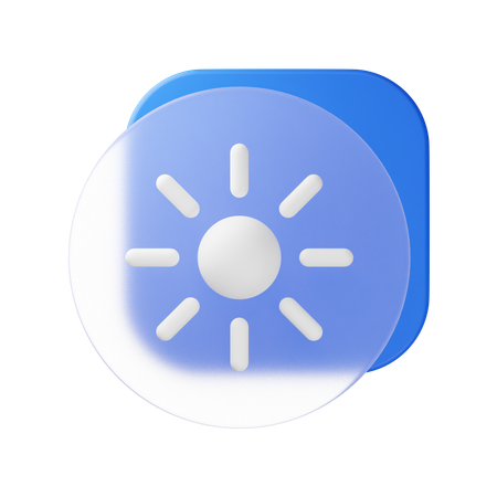 Luminosité  3D Icon