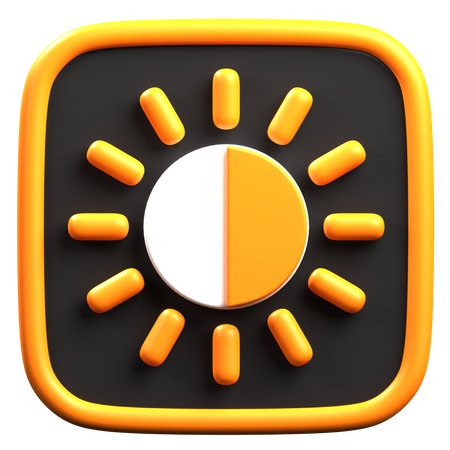 Luminosité  3D Icon