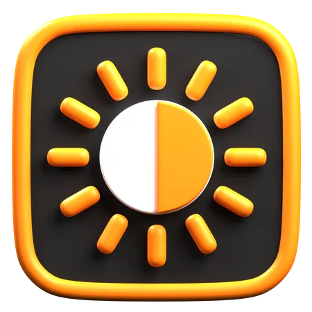 Luminosité  3D Icon