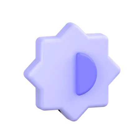 Luminosité moyenne  3D Icon