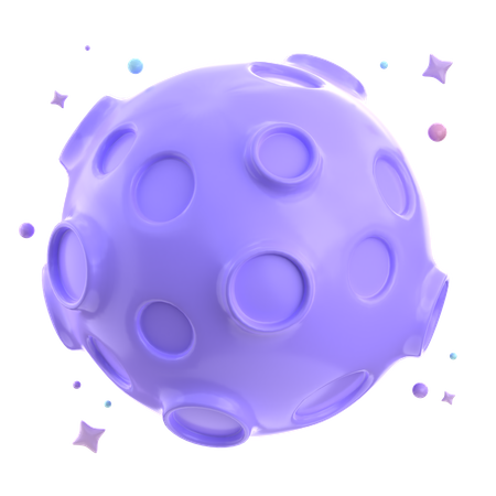 Luna  3D Icon