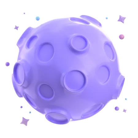 Luna  3D Icon