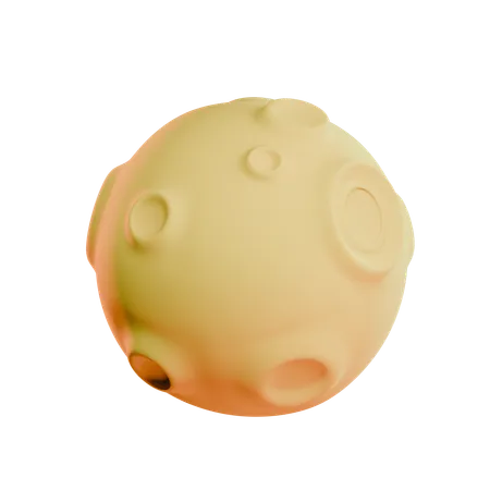 Luna  3D Icon