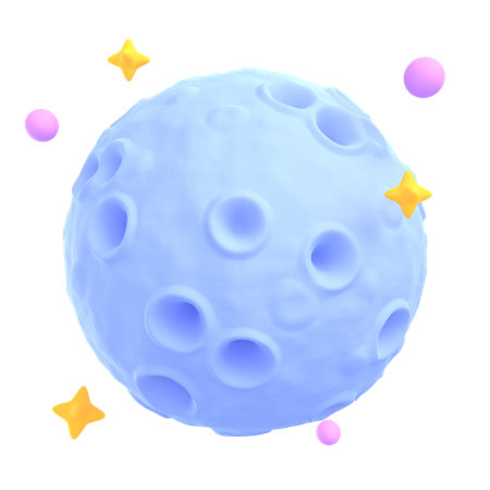 Luna  3D Icon