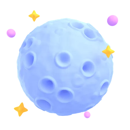 Luna  3D Icon