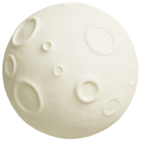 Luna  3D Icon