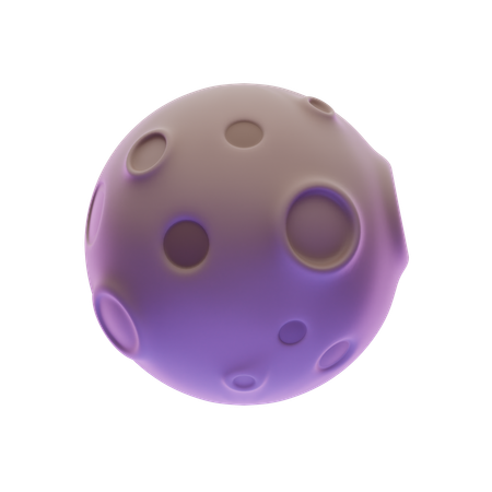 Luna  3D Icon