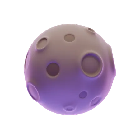 Luna  3D Icon