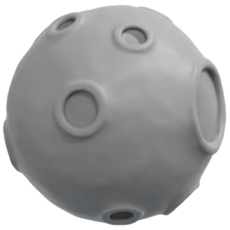 Luna  3D Icon