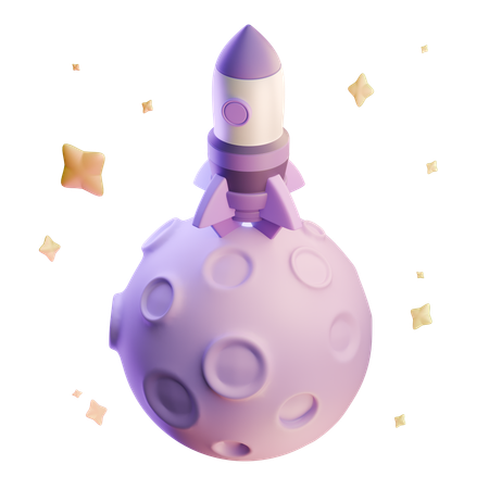 Luna  3D Icon