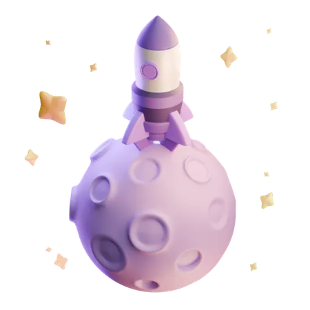 Luna  3D Icon