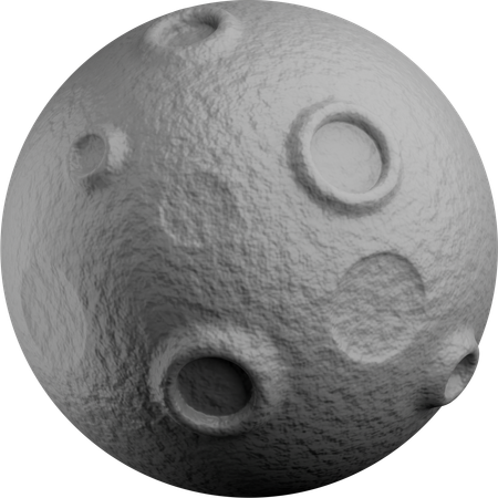 Luna  3D Icon