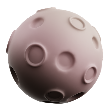 Luna  3D Icon