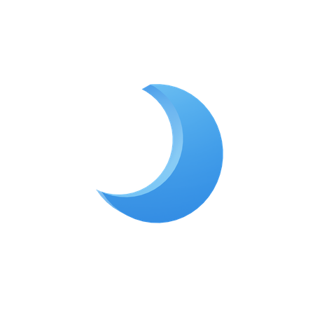 Luna  3D Icon