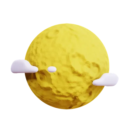 Luna  3D Icon