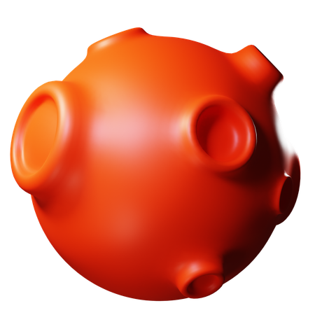 Luna de sangre  3D Icon