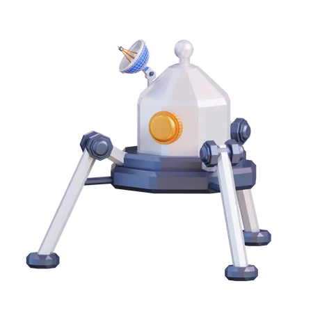 Lunar Module  3D Illustration