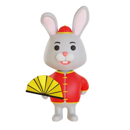Chinese New Year Of The Water Rabbit By Ertdesign 3D Illustration