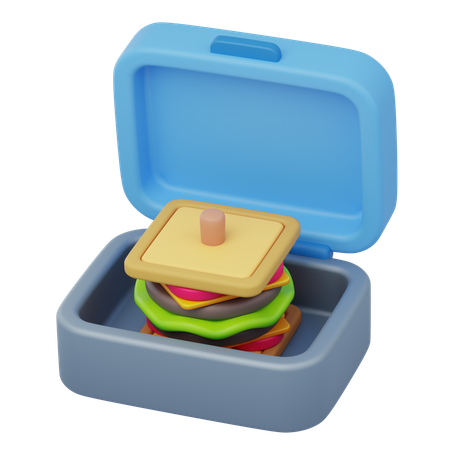 Lunch Box  3D Icon