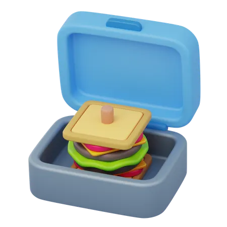 Lunch Box  3D Icon