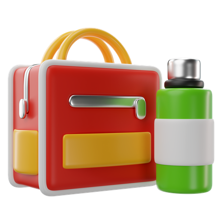 Lunch Box  3D Icon