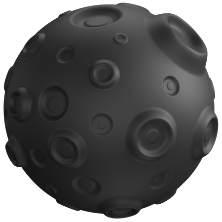 Lune Noire  3D Icon