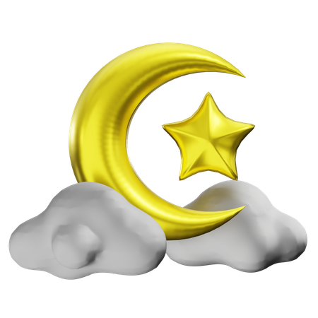 Nuit de lune  3D Icon