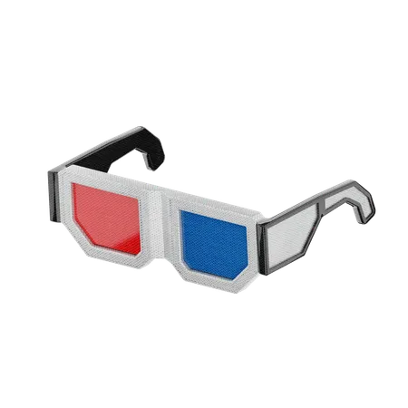 Lunettes 3D  3D Icon