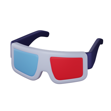 Lunettes 3D  3D Icon