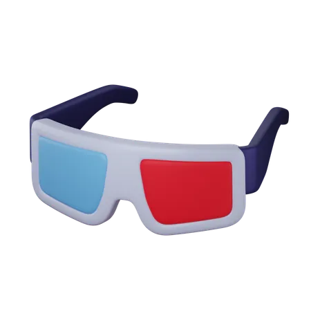 Lunettes 3D  3D Icon