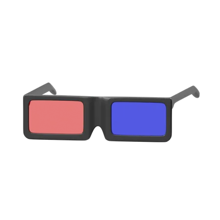 Lunettes 3D  3D Icon