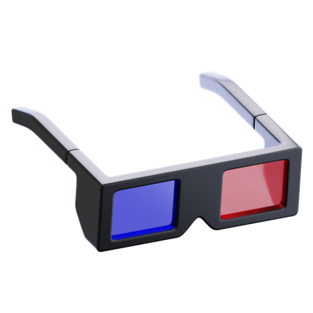 Lunettes 3D  3D Icon