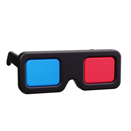 Lunettes 3D  3D Icon