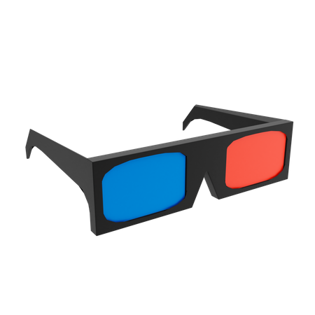 Lunettes 3D  3D Illustration