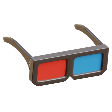 Lunettes 3D  3D Illustration