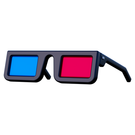 Lunettes 3D  3D Icon